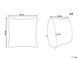Комплект із 2 подушок ERRIGAL Low Microfibre 80 x 80 см Білий 337274-189318 фото 8