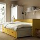 ИКЕА Кушетка с 3 ящиками HEMNES ХЕМНЭС, 595.598.64 Кушетка с 3 ящиками, 2 матраса, желтый, &Aring;fj&auml;ll жесткий, 80x200 см 595.598.64 фото 4