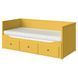 ИКЕА Кушетка с 3 ящиками HEMNES ХЕМНЭС, 595.598.64 Кушетка с 3 ящиками, 2 матраса, желтый, &Aring;fj&auml;ll жесткий, 80x200 см 595.598.64 фото 2