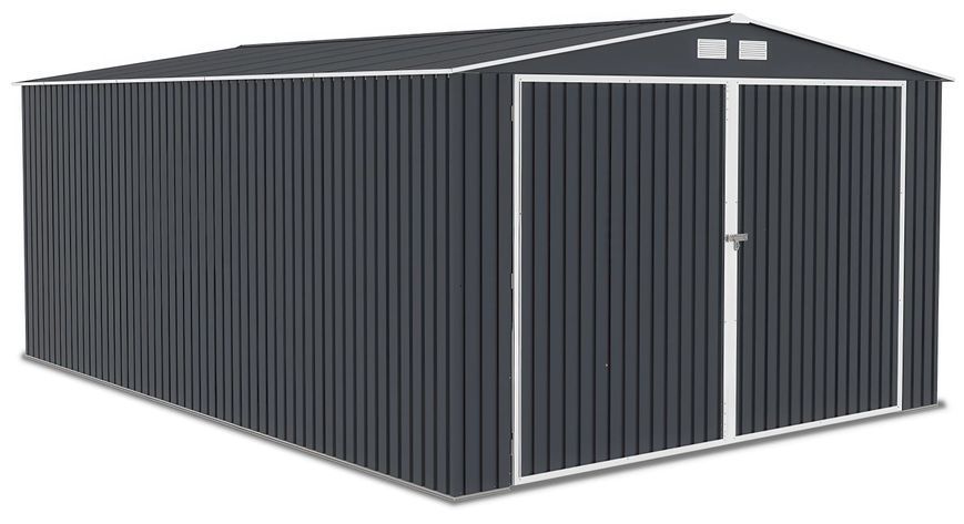 Гараж з листового металу Kingston 380x540 холодно-сірого кольору - HARDMAISTER 000353-9990065 фото