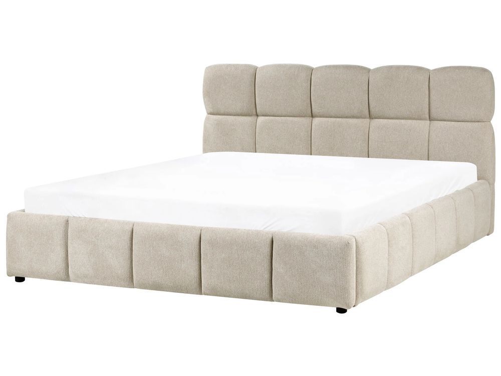 Кровать-пуф NOYON, обивка цвета таупе, 180 x 200 см (размер Super King, ЕС) 352537-712296 фото