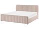 Пуф-ліжко букле LUNAN 180 x 200 см (EU Super King) бежевий 352225-703269 фото 5