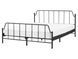 Ліжко металеве MAURESSAC 160 x 200 см (EU King Size) Чорне 348515-443233 фото