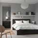 ИКЕА Каркас кровати MALM МАЛЬМ, 499.292.29 Каркас кровати, высокий, черно-коричневый, 140x200 см 499.292.29 фото 3