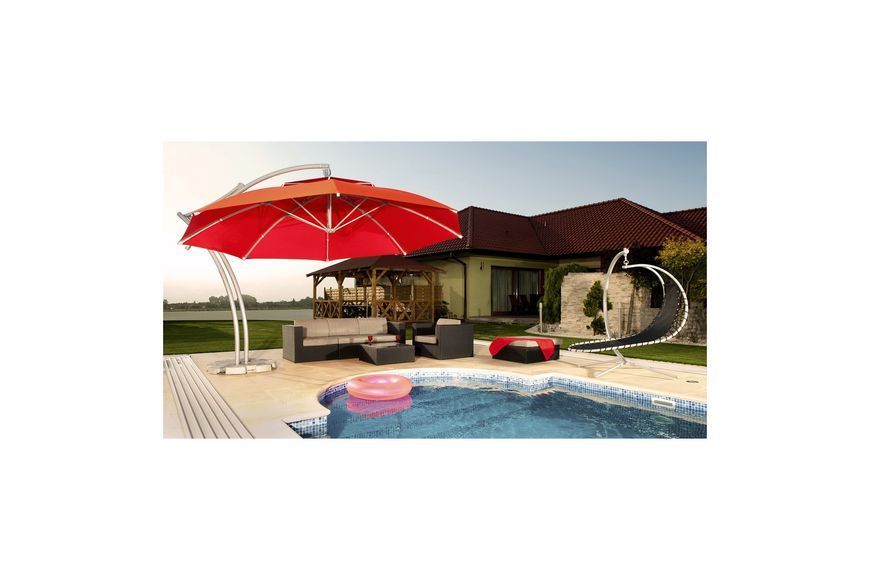 Садова парасолька Litex Garden Ibiza 420 см зелена 352235-2220481 фото