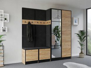 EDEN 21 Шафа для одягу, дуб, золотий + чорний 4896251-0057664 фото