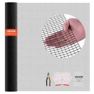 Садовый забор VEVOR 183 см x 30,48 м, размер ячейки 1,27 x 1,27 см, оцинкованная проволочная сетка &phi;1,06 мм, проволочная сетка с виниловым покрытием, сварной садовый забор из проволоки для кроликов и домашней птицы. 10404-JSGSWL72IN10X9B74001V0 фото