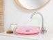 Раковина на стільницю TOLOSA ⌀ 360 мм Solid Surface Pink 339537-655368 фото 3