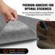Килимові плитки VEVOR DIY, 24 x 24 дюйми, самоклеючі, м'які, з підкладкою, для спальні та вітальні (9 штук, світло-сірий) 10504-ZZFKDT2424YCAK994V0 фото 5