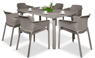 Садовый набор Nardi NET/LIBECCIO 6+1 Tortora 001619-9990418 фото