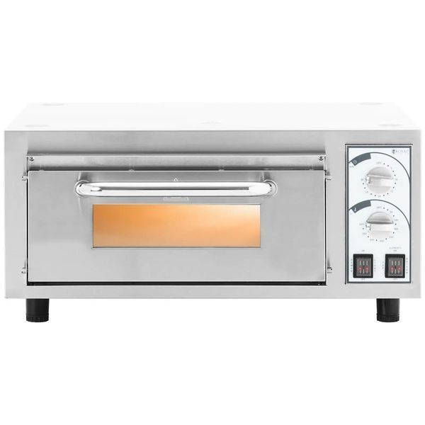 Печь для пиццы - 1 камера - 2200 Вт - &Oslash;35 см - огнеупорный камень - Royal Catering 10012799-ex-0342 фото