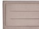 Ліжко оксамитове ROUEN 140 x 200 см (EU Double) кольору Taupe 339063-645780 фото 3