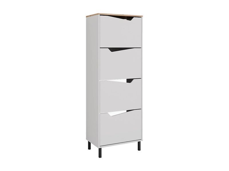 Візок для взуття білий/художній 60x38x167.4 marelle 4779087-0006204 фото