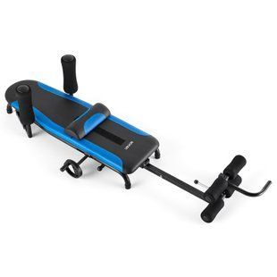 Інверсійний тренажер VEVOR Stretch Trainer до 160 кг, міцний, зі стабільною конструкцією, тренажер для спини, лава для розтяжки спини з ручним керуванням коліщатками, синьо-чорний. 4607-QYCSYGLSYKBLSSBW5001V0 фото