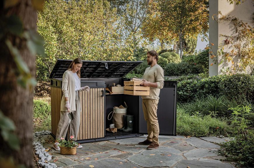 Багатофункціональна шафа Deco Horizontal 2020L Venetian Brown - Keter 009217-9991619 фото