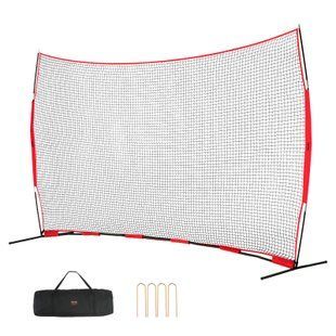 Защитная сетка VEVOR Barricade Backstop Protective Net, для игровых видов спорта, 507 x 140 x 312 см, портативное спортивное оборудование с сумкой для переноски, защитный экран для тренировок по бейсболу, софтболу и футболу на заднем дворе. 4608-DQW1610YC000DU462V0 фото