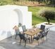 Обідній гарнітур NOVA DINING 6+1 темно-сірого кольору - Focus Garden 007583-9991670 фото 14