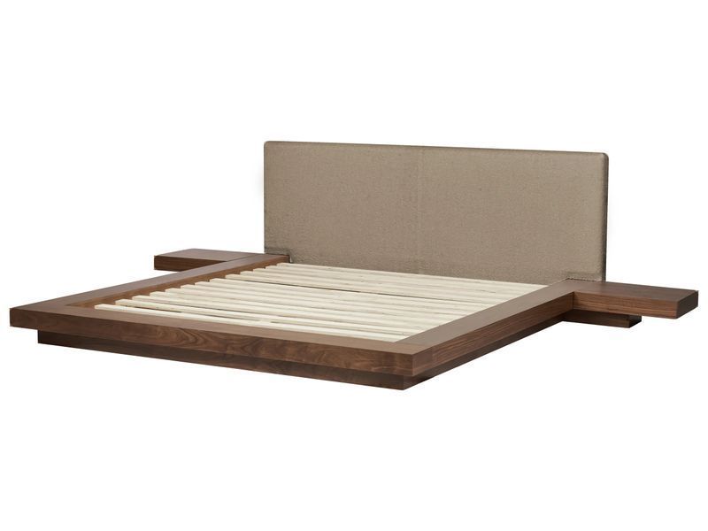 Кровать с LED-подсветкой Boucle ZEN 180 x 200 см (размер Super King, ЕС) из коричневого ясеня. 368746-810821 фото