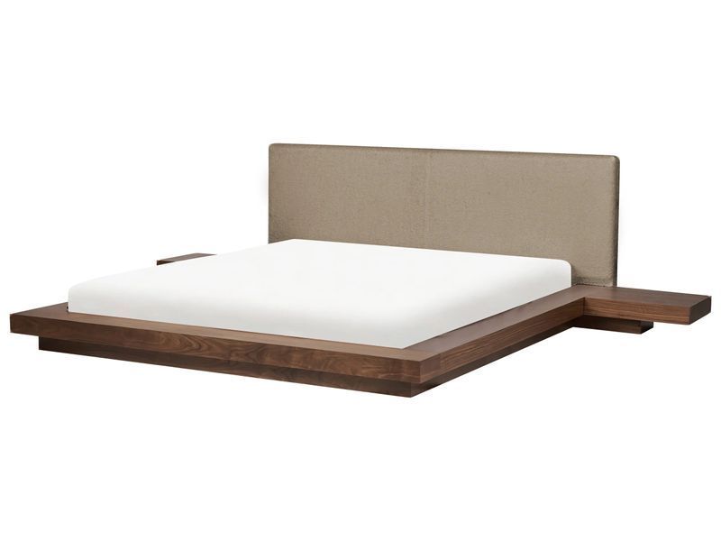 Кровать с LED-подсветкой Boucle ZEN 180 x 200 см (размер Super King, ЕС) из коричневого ясеня. 368746-810821 фото