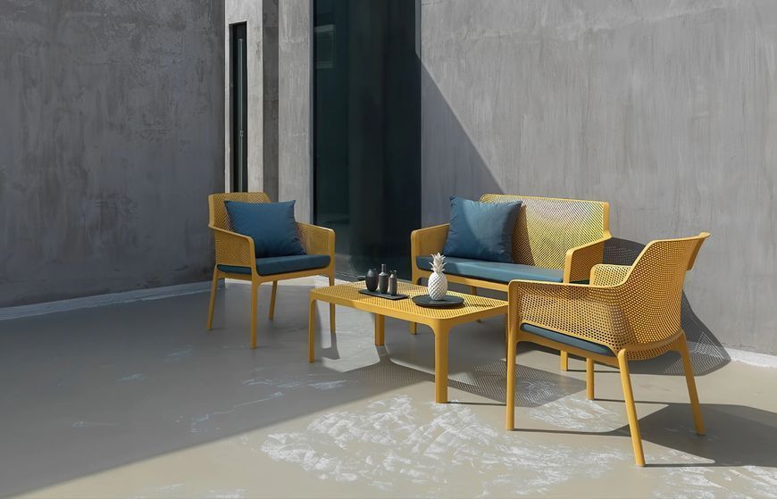 Скамейка Nardi NET BENCH с подушкой Verde. 002481-9991070 фото