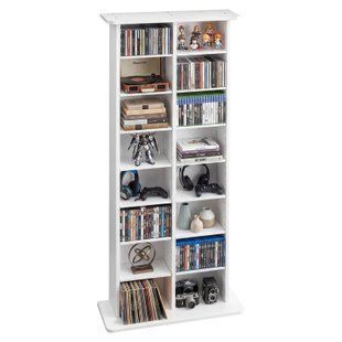 Полка для компакт-дисков VEVOR, 8 ярусов, 559 x 222 x 1295 мм, для хранения CD, DVD, книг и игр, перегородка для комнаты с 16 отделениями для гостиной, домашнего офиса, студии звукозаписи, белая. 5873-CDCCJBSTDKFS4EFGX001V0 фото