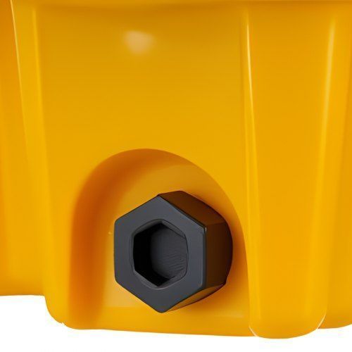 Протипроливний піддон VEVOR 1305x1280x150 мм, промисловий протипроливний піддон зі статичною вантажопідйомністю 4000 кг, об'ємом 117,4 л, піддон для бочок зі зливом для 4 бочок, протипроливна платформа для зберігання та транспортування. 11488-XLTPXLTP4T00HR2S7001V0 фото