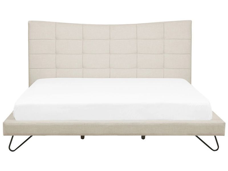 Тканина для ліжка LANNION 180 x 200 см (EU Super King) Світло-бежева 232245-107596 фото