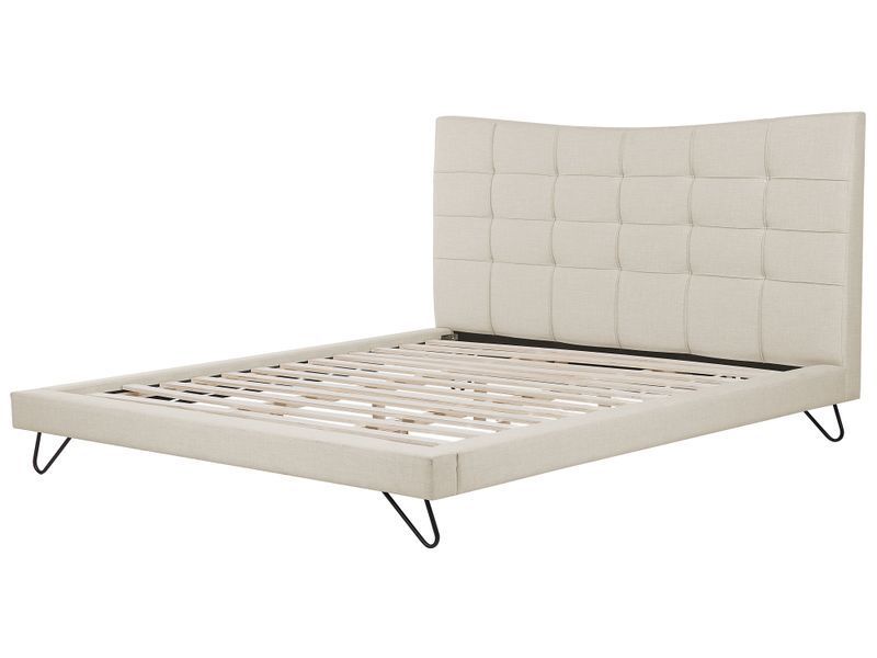 Тканина для ліжка LANNION 180 x 200 см (EU Super King) Світло-бежева 232245-107596 фото