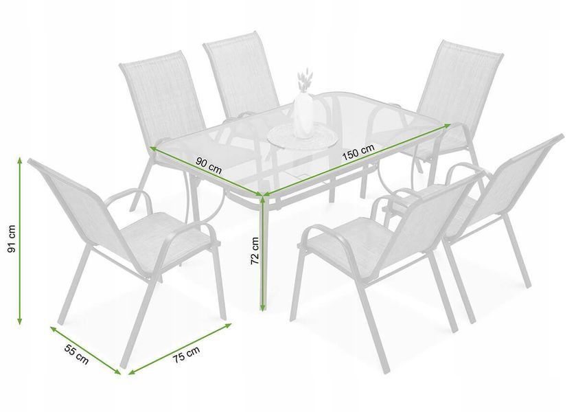 Комплект садових меблів Focus Garden 007310 007310 фото