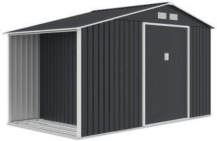 Дров'яний сарай MADISON 342x191 см, холодно-сірий - HARDMAISTER 003991-9990821 фото