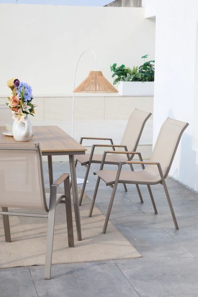 Обідній гарнітур NOVA DINING 6+1 кольору Taupe Terrace - Bj&oslash;rkka 008173-9991671 фото