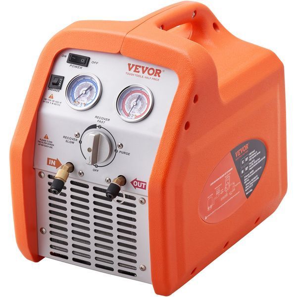 Установка для рекуперації холодоагенту VEVOR, 3/4 к.с., 220-240 В, 4,85 фунта/хв, насосна станція для холодоагенту. 0859-LMHSJBXSY34HPBDL7V2 фото