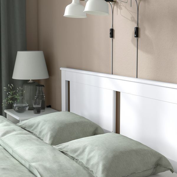 ИКЕА Каркас кровати SONGESAND СОНГЕСАНД, 303.725.03 Каркас кровати, белый, 140x200 см 303.725.03 фото