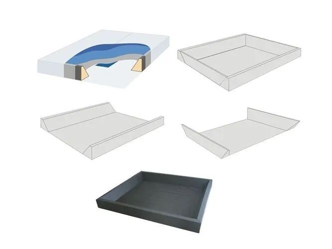 Водяне ліжко зі штучної шкіри ZEN 160 x 200 см (розмір EU King) Біле 339965-174670 фото