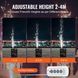 VEVOR 2x Spark Machine 500W Пиротехническая машина из алюминиевого сплава с DMX-контроллером Регулируемая машина для холодных искр Дальность действия 2-4 м Время работы от одной зарядки 7 мин Идеально подходит для свадеб, диджейских шоу, вечеринок 6110-YHKZQ500W2GWGN3NKV2 фото 3
