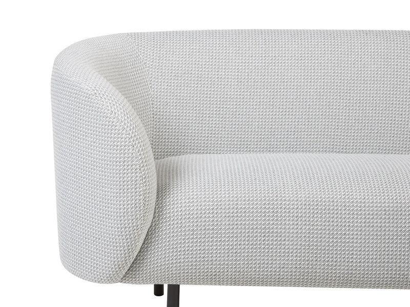 Диван 2-місний LOEN Тканина Чорний/Білий 312772-397601 фото