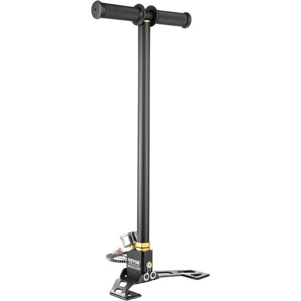 Ручний насос VEVOR, насос для пневматичної гвинтівки 4500 psi, насос PCP 310 бар, 3-ступінчастий насос для зарядки пневматичної гвинтівки, ручний насос для ручних насосів, 3-ступінчастий ручний повітряний насос, повний комплект приладдя. 8479-QQCQBXK0000000001V0 фото