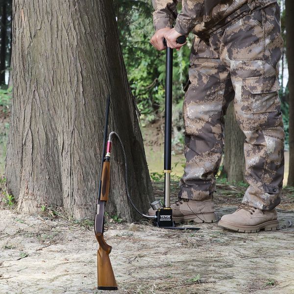Ручний насос VEVOR, насос для пневматичної гвинтівки 4500 psi, насос PCP 310 бар, 3-ступінчастий насос для зарядки пневматичної гвинтівки, ручний насос для ручних насосів, 3-ступінчастий ручний повітряний насос, повний комплект приладдя. 8479-QQCQBXK0000000001V0 фото