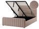 Пуф-ліжко букле LUNAN 120 x 200 см (EU Small Double) кольору Taupe 356557-703176 фото