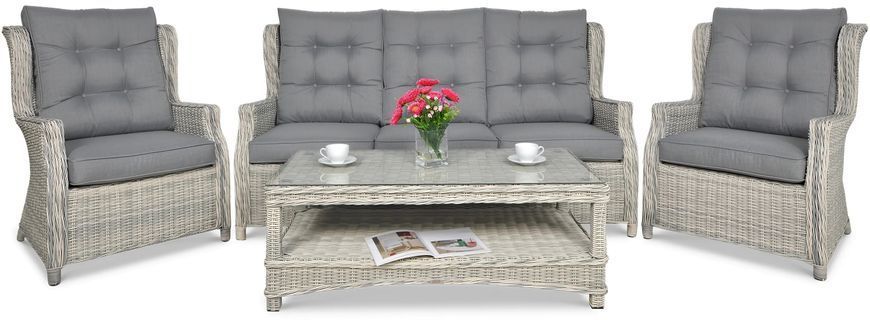 Комплект з техноратангу TRIVENTO 3 White Grey 002635-9991123 фото