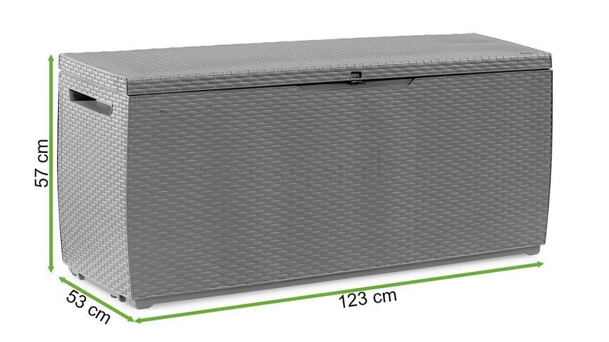 Балконный ящик Keter CAPRI RATTAN BOX 305L, коричневый. 001364-9991223 фото