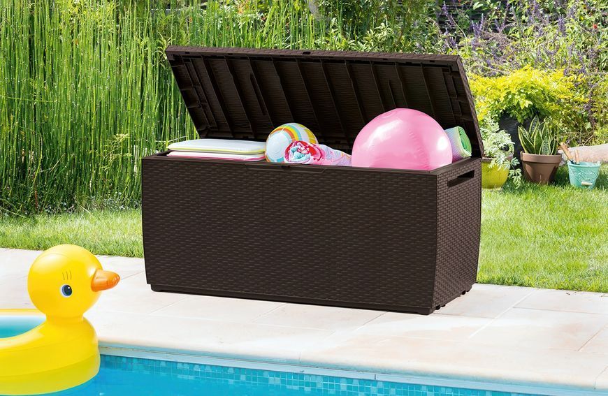 Балконный ящик Keter CAPRI RATTAN BOX 305L, коричневый. 001364-9991223 фото