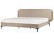 Ліжко оксамитове SUZETTE 180 x 200 см (EU Super King) Бежеве 312427-499197 фото