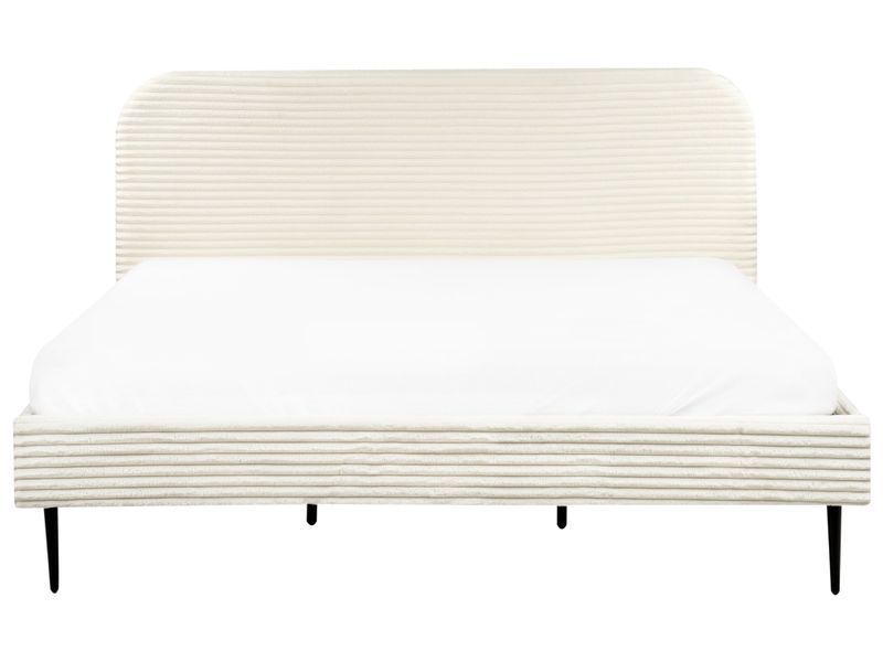 Ліжко Corduroy FLAYAT 180 x 200 см (EU Super King) Білого кольору 321123-599482 фото
