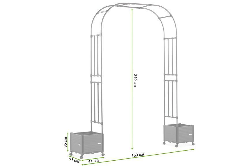 Садова пергола для троянд 240x150 см - Cultivo 006763-9990824 фото
