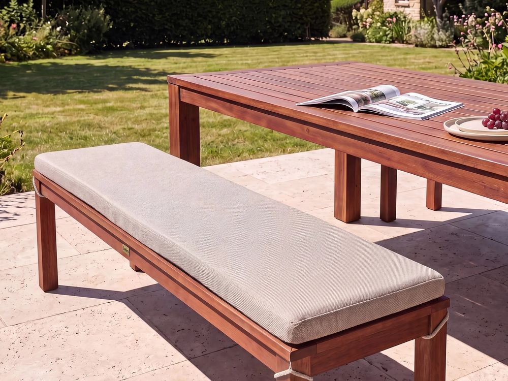 Накладка на сидіння лави TUSCANIA 157 x 34 см, бежева. 377027-831953 фото