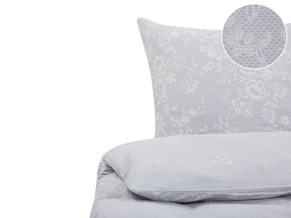 Комплект підодіяльника MORNINGSIDE сатин бавовна 200 x 220 см сірий 346074-299485 фото
