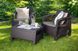 Садові меблі CORFU SET 3 коричневого кольору 006068-9990675 фото 4