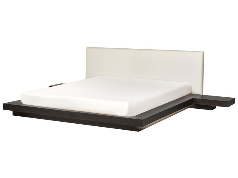 Ліжко з LED-букле ZEN 180 x 200 см (EU Super King) LED Темний ясен 302360-521895 фото