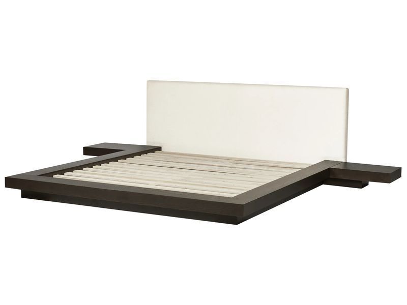 Ліжко з LED-букле ZEN 180 x 200 см (EU Super King) LED Темний ясен 302360-521895 фото